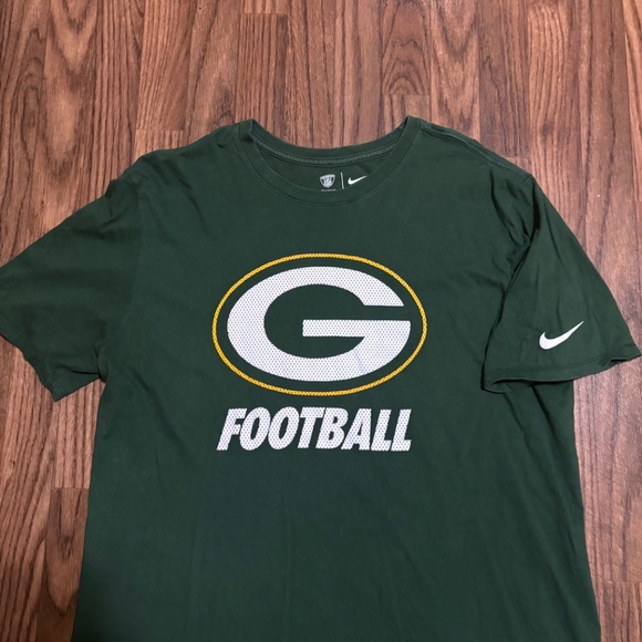 The Nike Tee * Athletic Cut NFL Equipment Training Short Sleeve Tee * GB Packers - Picture 7 of 10